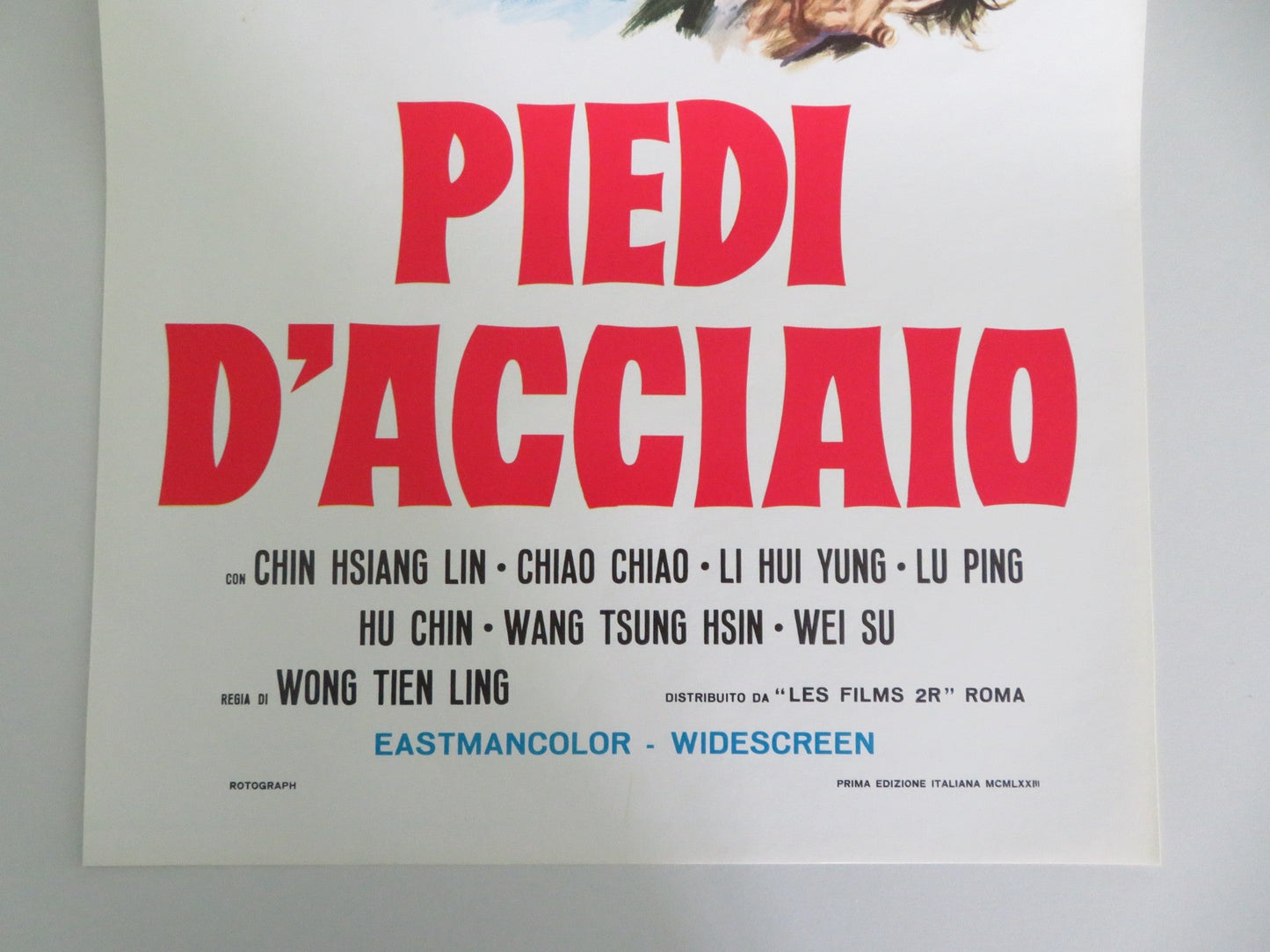 DRAGON BLOWS ITALIAN LOCANDINA POSTER CHIN HU CHIAO CHIAO 1973 Movie posters