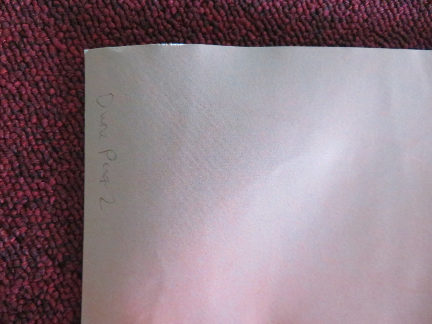 DUNE: PART TWO UK QUAD ROLLED POSTER TIMOTHEE CHALAMET ZENDAYA 2024 Movie posters