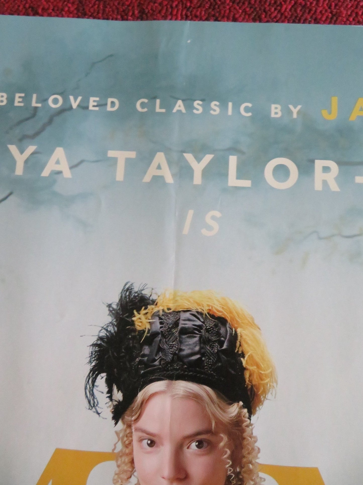 EMMA - B UK QUAD ROLLED POSTER ANYA TAYLOR - JOY MIA GOTH JOSH O'CONNOR 2020 Movie posters