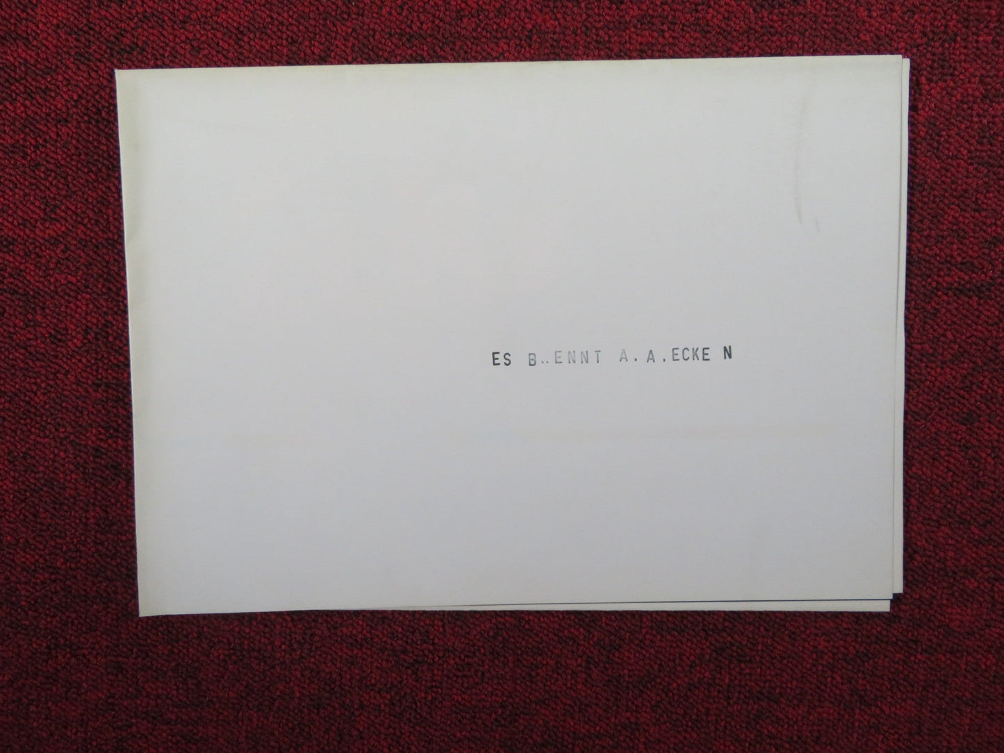 ES BRENNT AL ALIEN ECKEN GERMAN A1 POSTER FOLDED ALAN ARKIN ROB REINER 1977 Rendezvous Cinema Movie posters