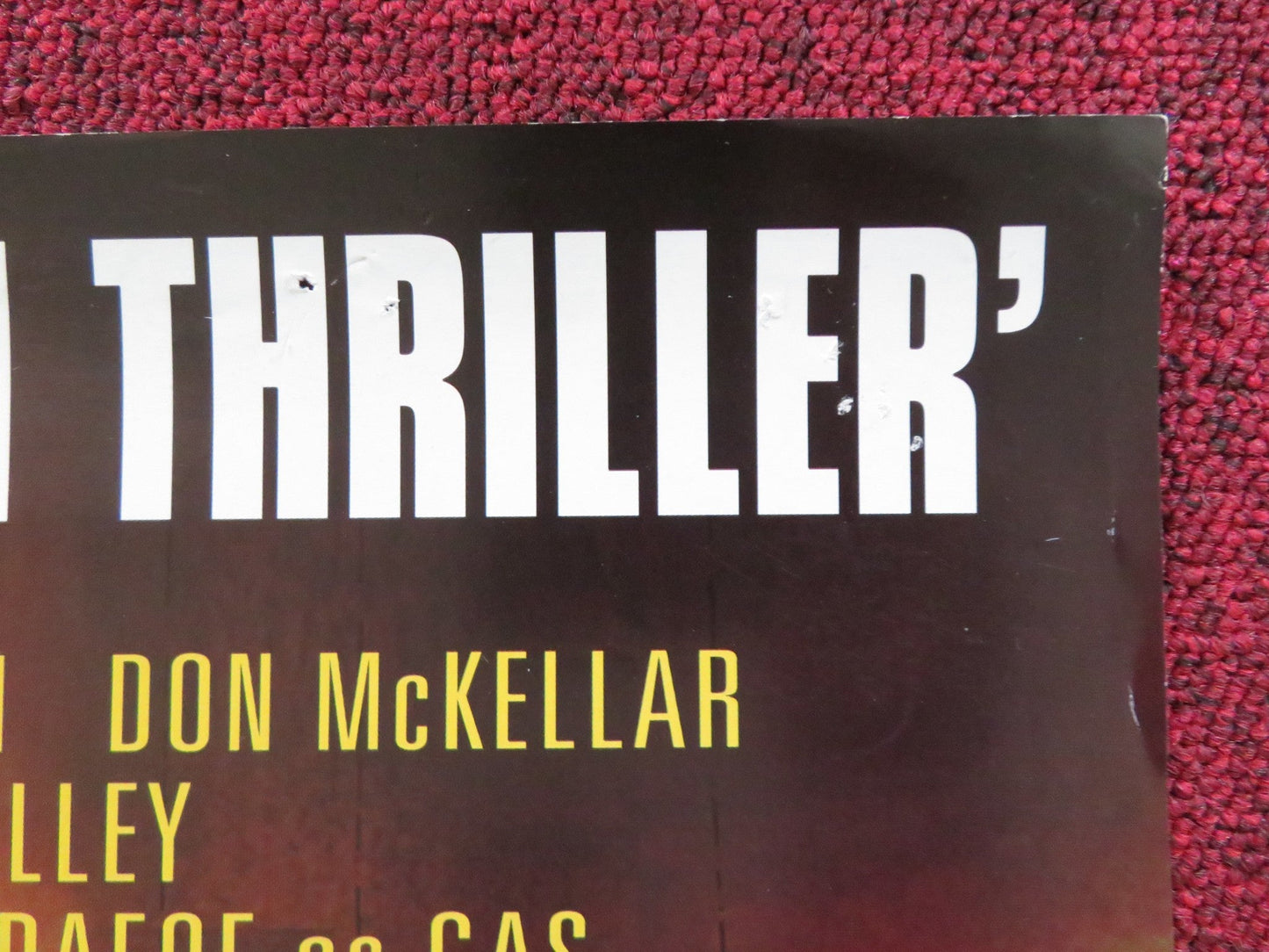 EXISTENZ VHS VIDEO POSTER DAVID CRONENBERG JUDE LAW JENNIFER JASON LEIGH 1999 Rendezvous Cinema Movie posters