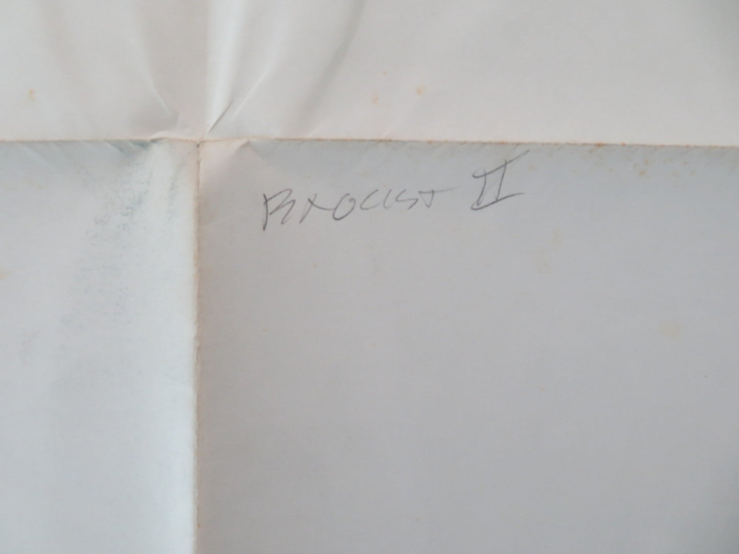 EXORCIST II: THE HERETIC FOLDED US ONE SHEET POSTER LINDA BLAIR BURTON 1977 Movie posters