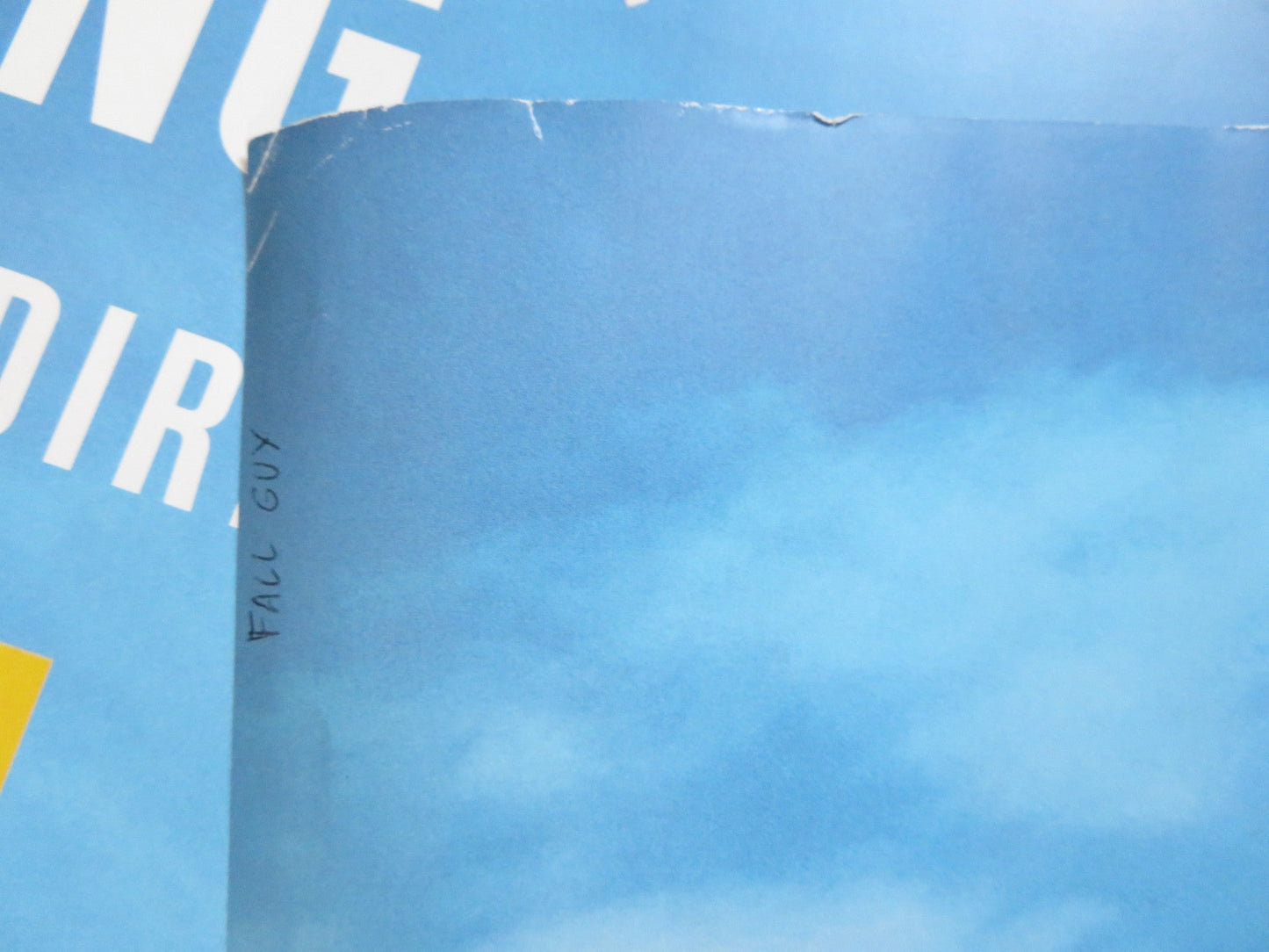 FALL GUY - A UK QUAD ROLLED POSTER RYAN GOSLING EMILY BLUNT 2024 Rendezvous Cinema Movie posters