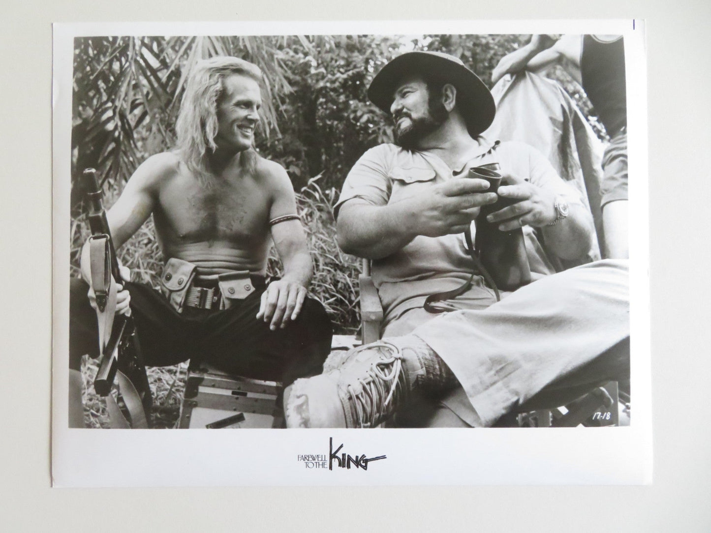 FAREWELL TO THE KING MOVIE STILL PHOTO LOT OF 4 NICK NOLTE NIGEL HAVERS 1989 - Rendezvous Cinema