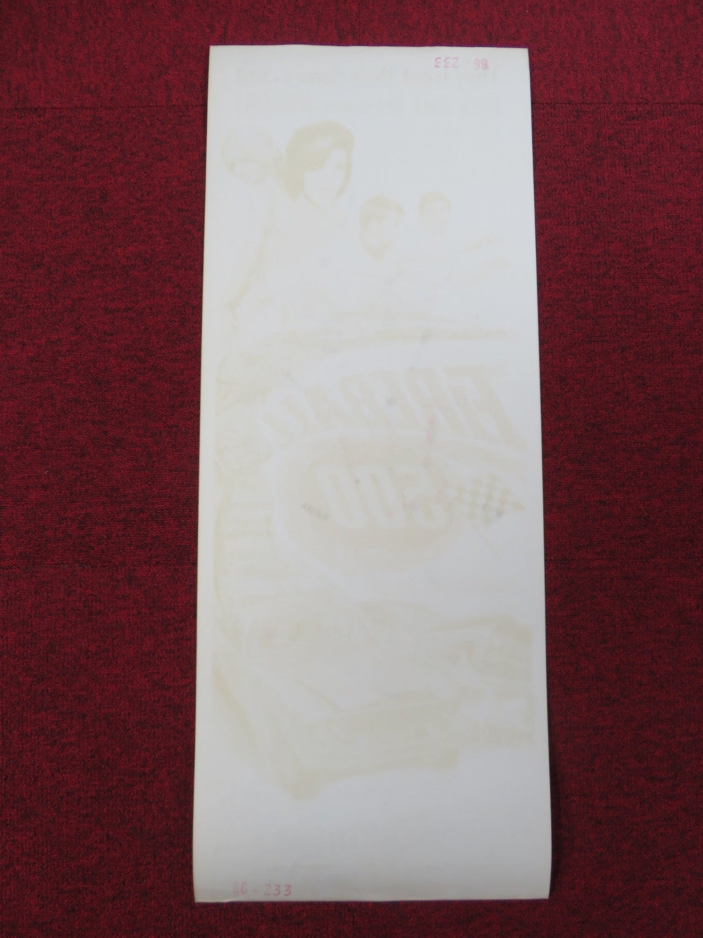 FIREBALL 500 US INSERT POSTER FRANKIE AVALON ANNETTE FUNICELLO 1966 Rendezvous Cinema Movie posters