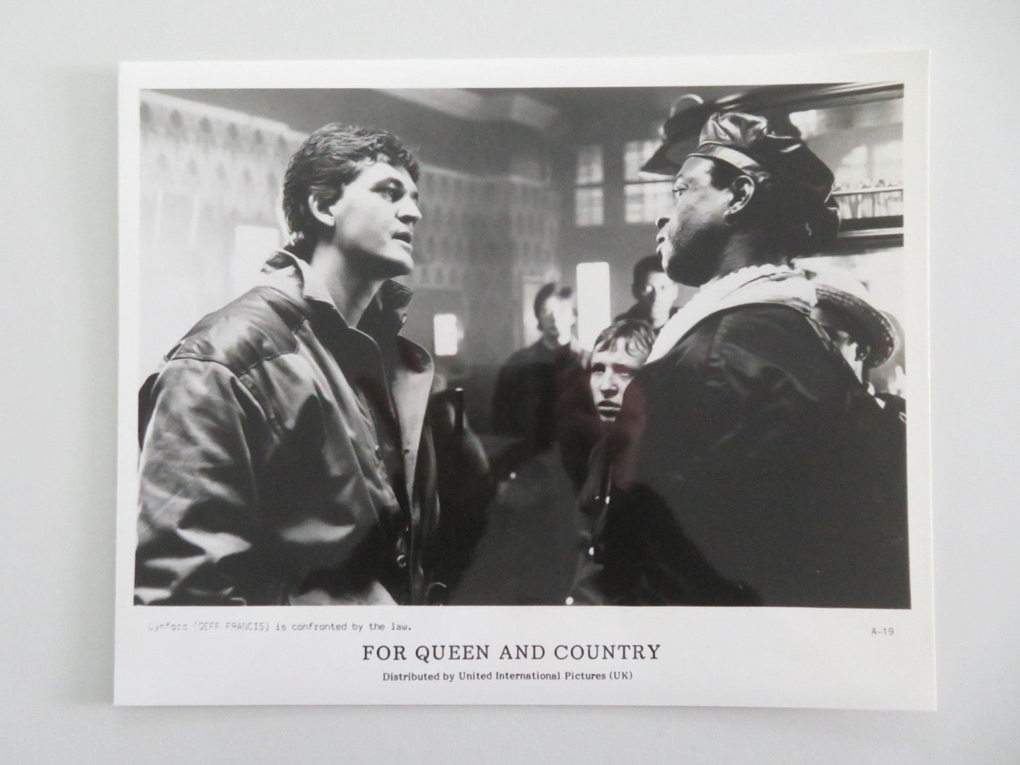 FOR QUEEN AND COUNTRY MOVIE STILL PHOTO LOT OF 6 DENZEL WASHINGTON D. HEALY 1988 Movie posters