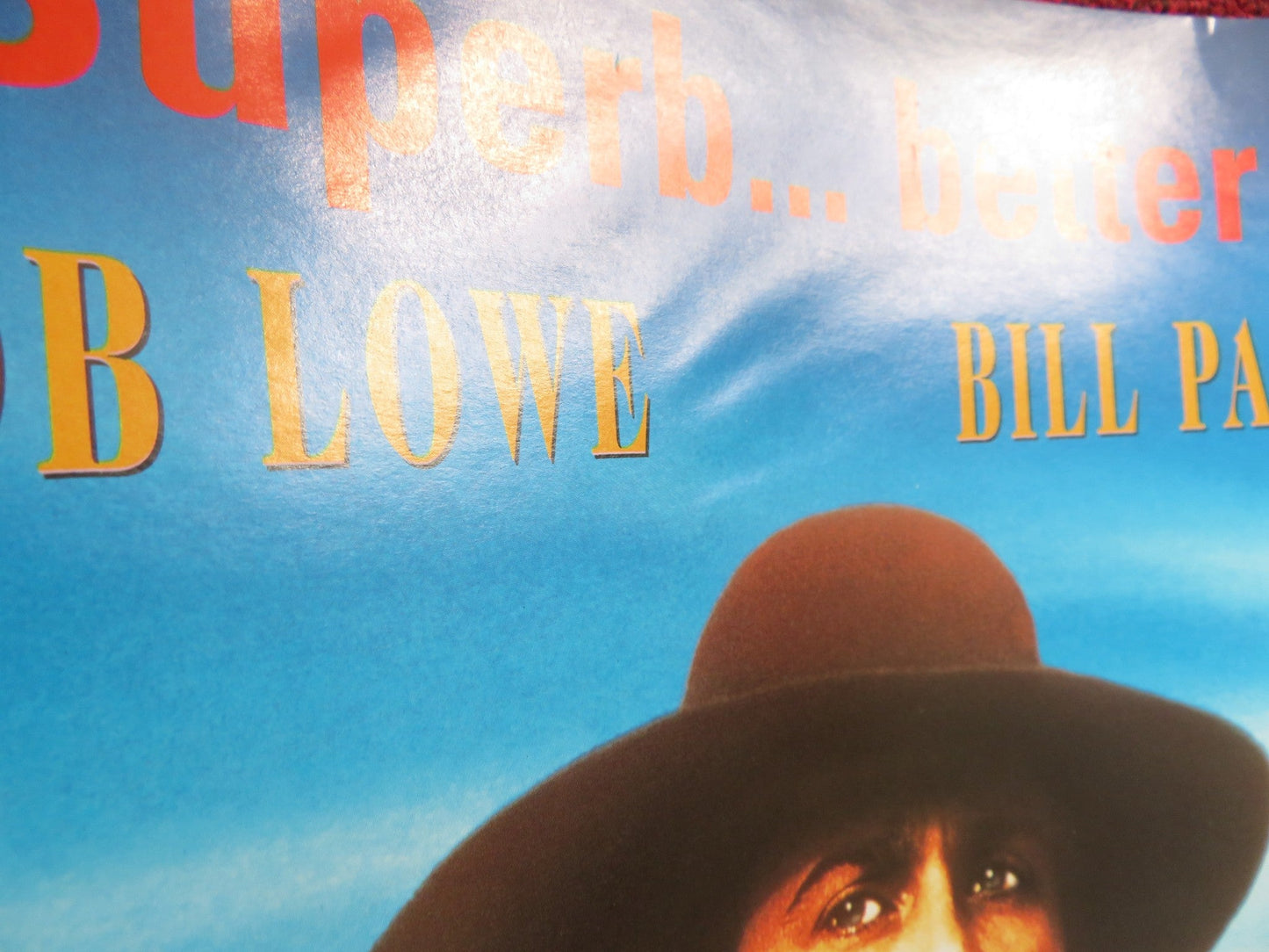 FRANK AND JESSE VHS VIDEO POSTER ROB LOWE BILL PAXTON 1994 Rendezvous Cinema Movie posters