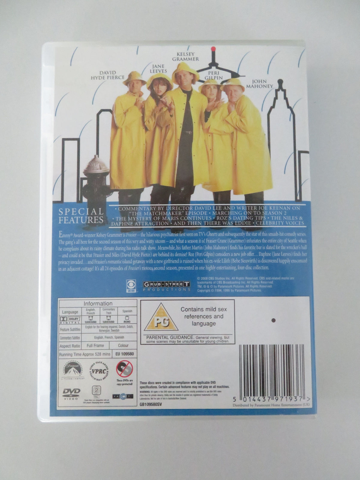 Frasier - The Second Season (DVD BoxSet) Kelsey Grammer J. Leeves 1994 Region 2 Movie posters