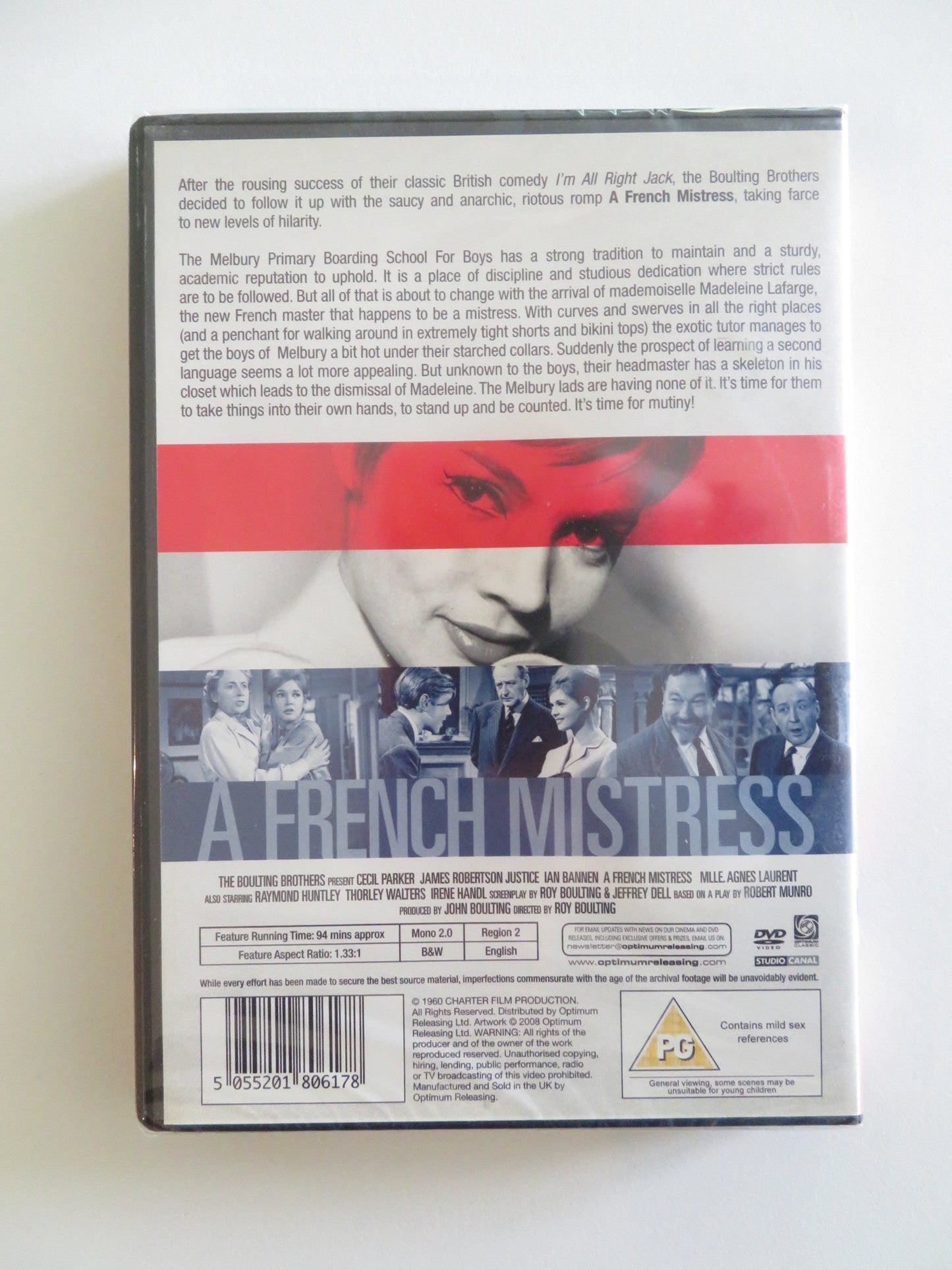 FRENCH MISTRESS (DVD) CECIL BARKER AGNES LAURENT 1960 REGION 2 Rendezvous Cinema Movie posters