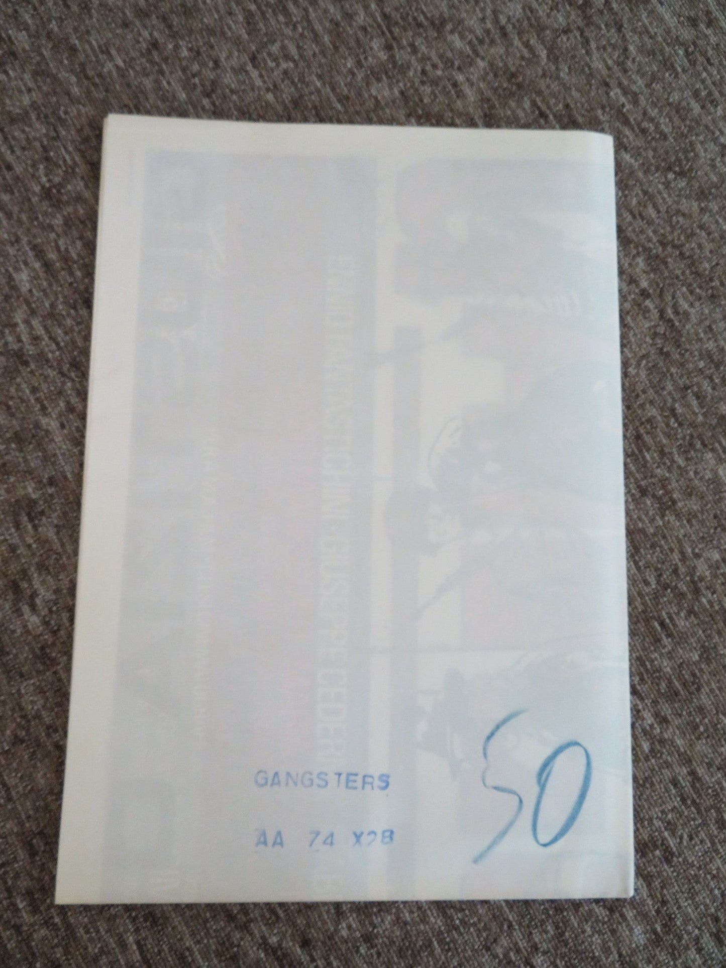 GANGSTERS ITALIAN 2 FOGLIO POSTER ENNIO FANTASTICHINI GIUSEPPE CEDERNA 1993 Rendezvous Cinema Movie posters