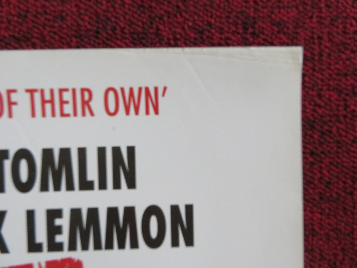 GETTING AWAY WITH MURDER VHS VIDEO POSTER DAN AYKROYD LILY TOMLIN 1996 Rendezvous Cinema Movie posters