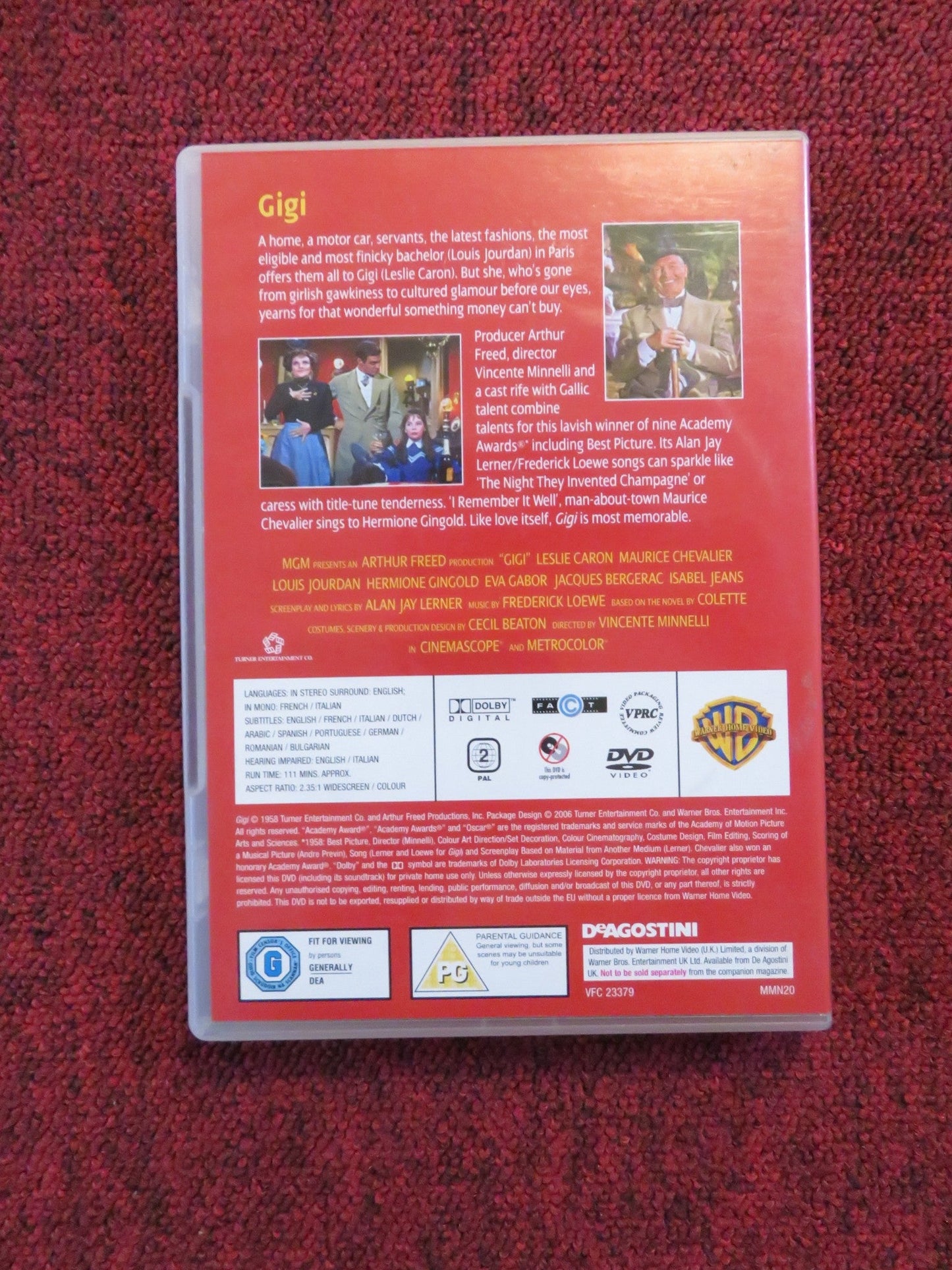 GIGI (DVD) LESLIE CARON MAURICE CHEVALIER 1958 REGION 2 Rendezvous Cinema Movie posters