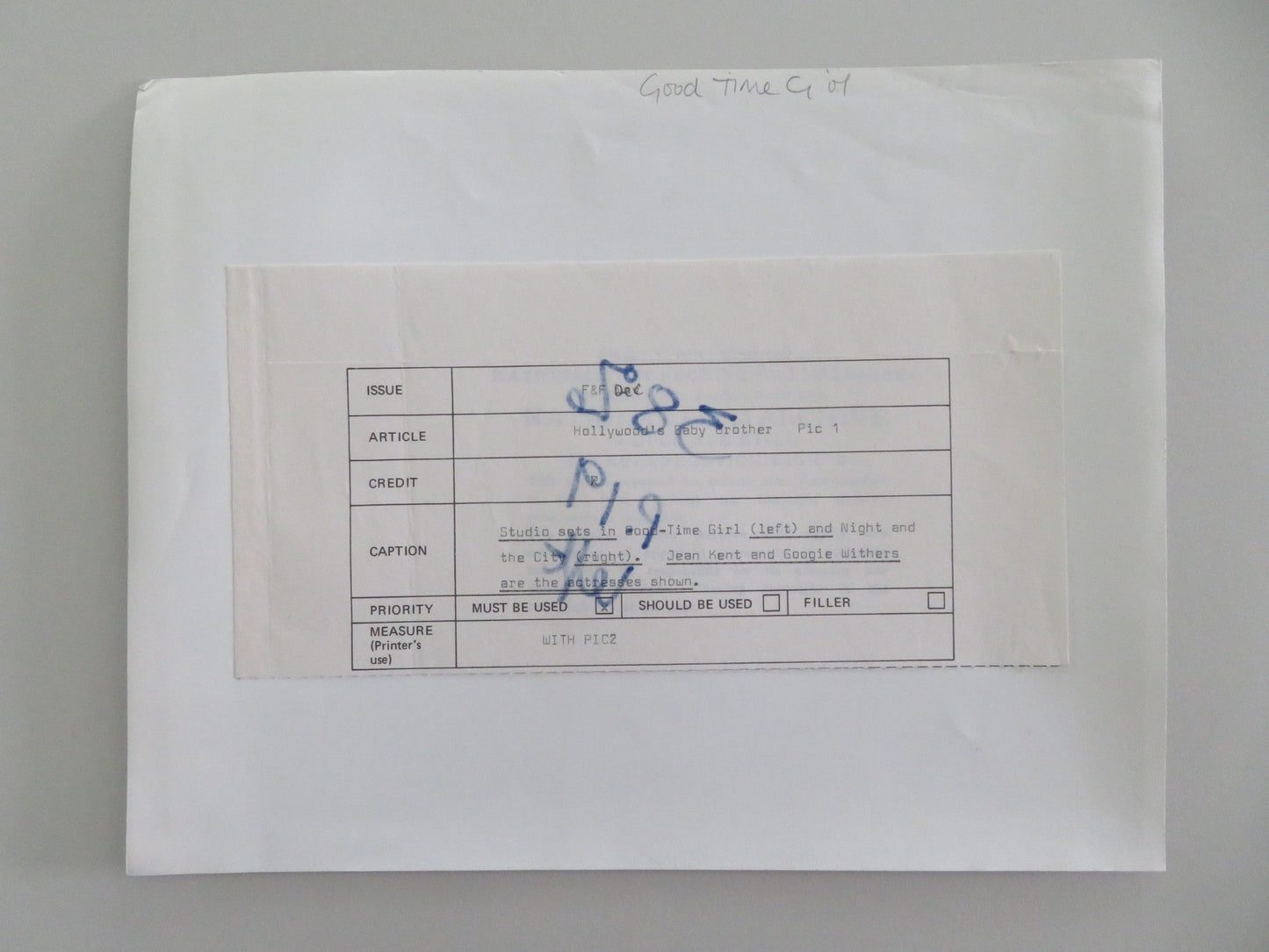 GOOD - TIME GIRL MOVIE STILL PHOTO JEAN KENT DIANA DORS Movie posters