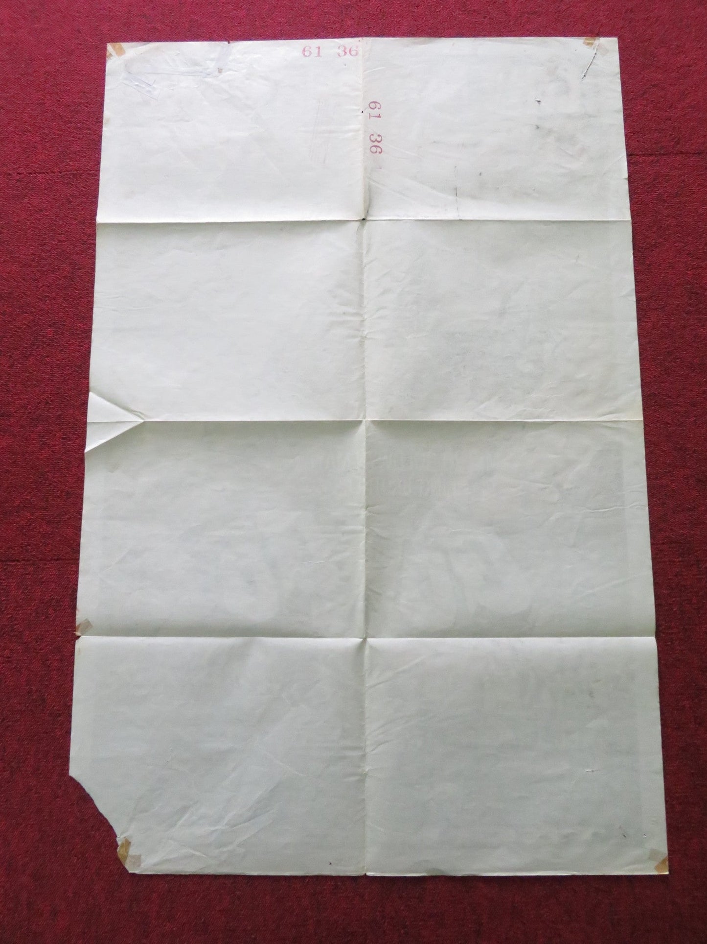 GORGO FOLDED US ONE SHEET POSTER BILL TRAVERS WILLIAM SYLVESTER 1960 Rendezvous Cinema Movie posters