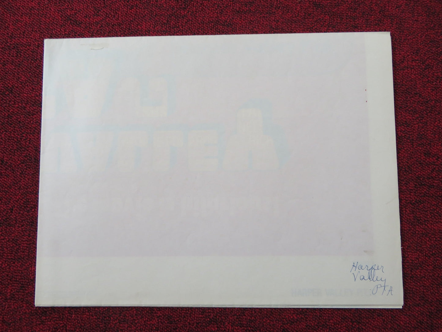 HARPER VALLEY P.T.A. FOLDED US ONE SHEET POSTER BARBARA EDEN RONNY COX 1978 Rendezvous Cinema Movie posters