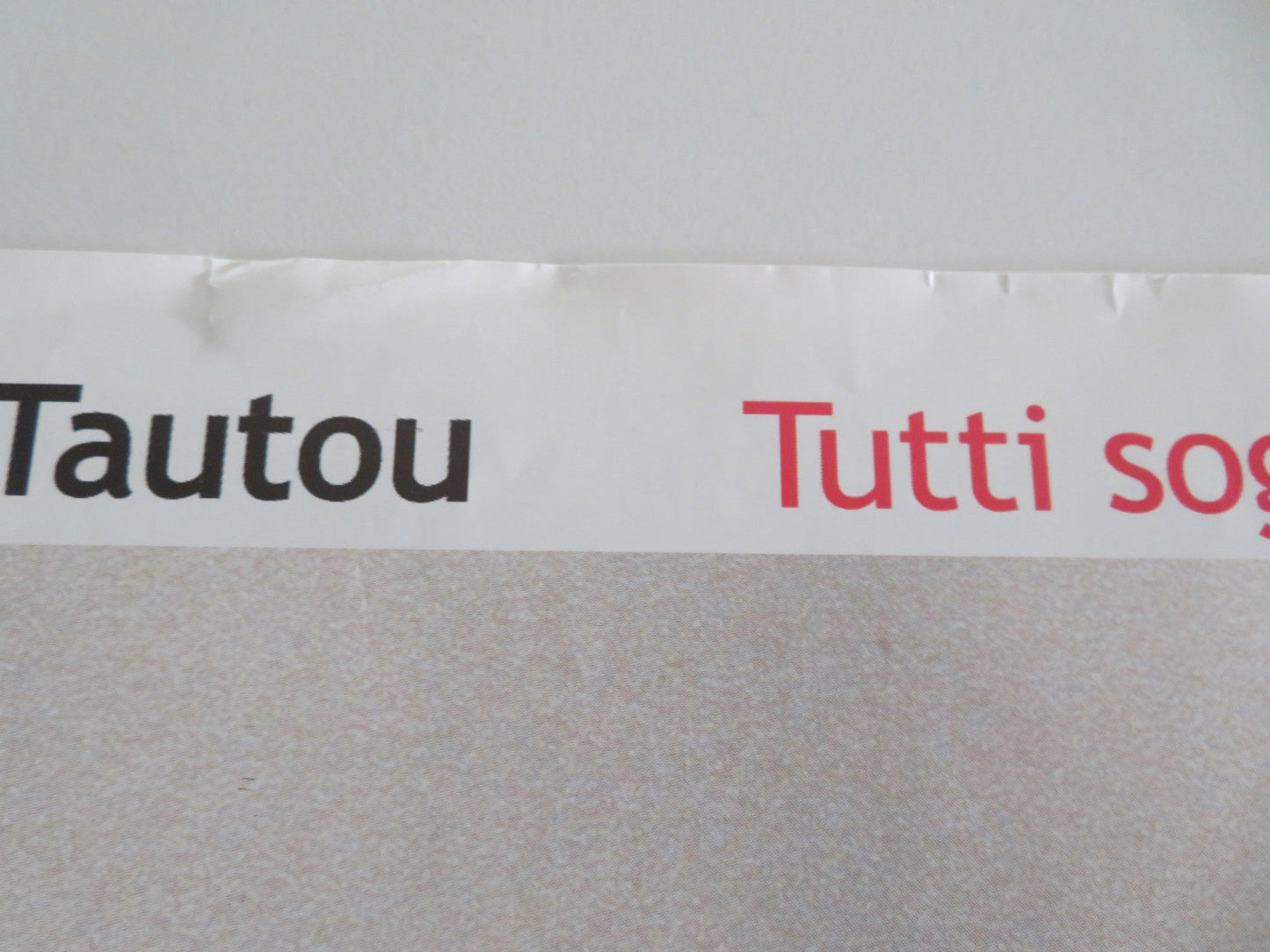 HE LOVES ME, HE LOVES ME NOT - B ITALIAN FOTOBUSTA POSTER AUDREY TAUTOU 2002 Movie posters