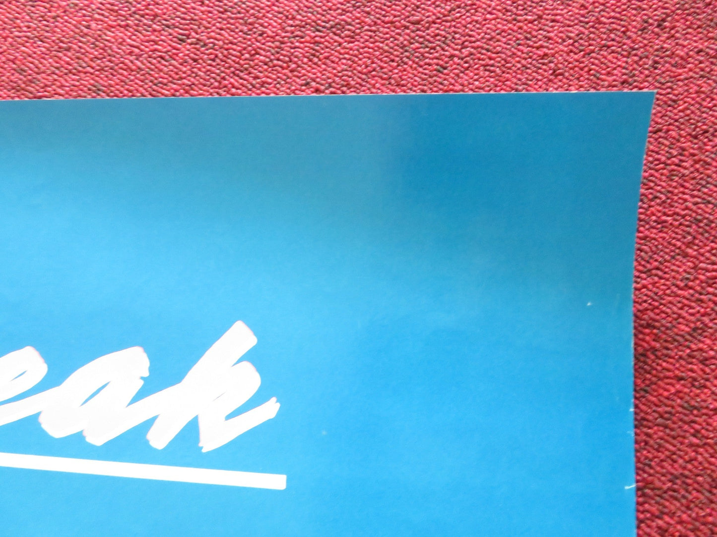 HEARTBREAK HOTEL FOLDED US ONE SHEET POSTER DAVID KEITH TUESDAY WELD 1988 Rendezvous Cinema Movie posters