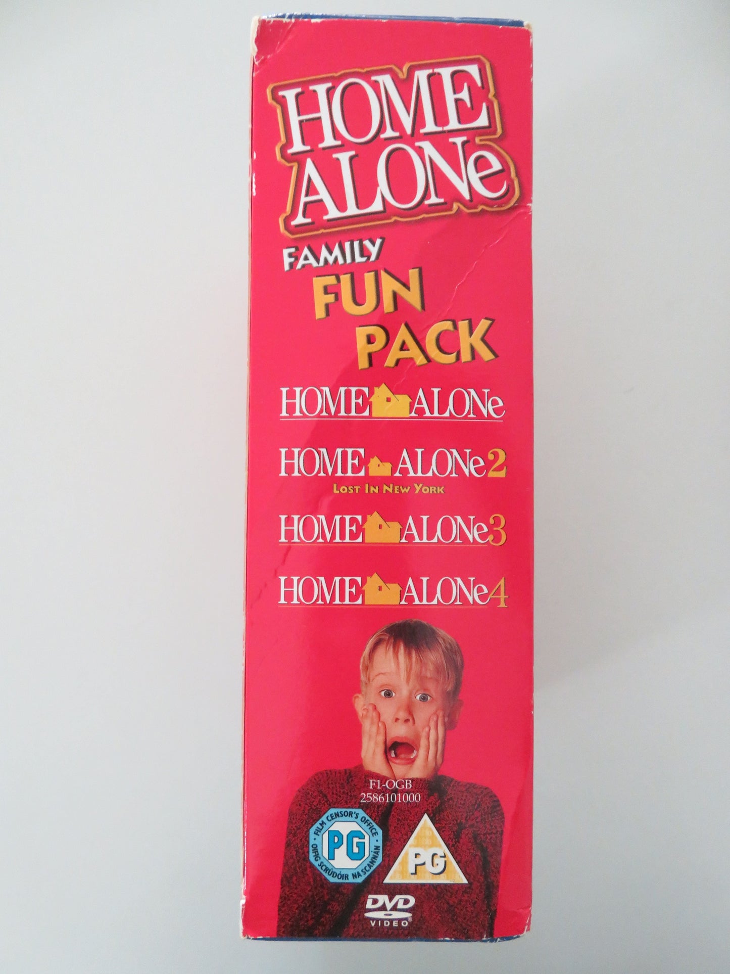 Home Alone Family Fun Pack, Movies 1, 2, 3, and 4 (DVD BoxSet) 1990 Region 2 Movie posters