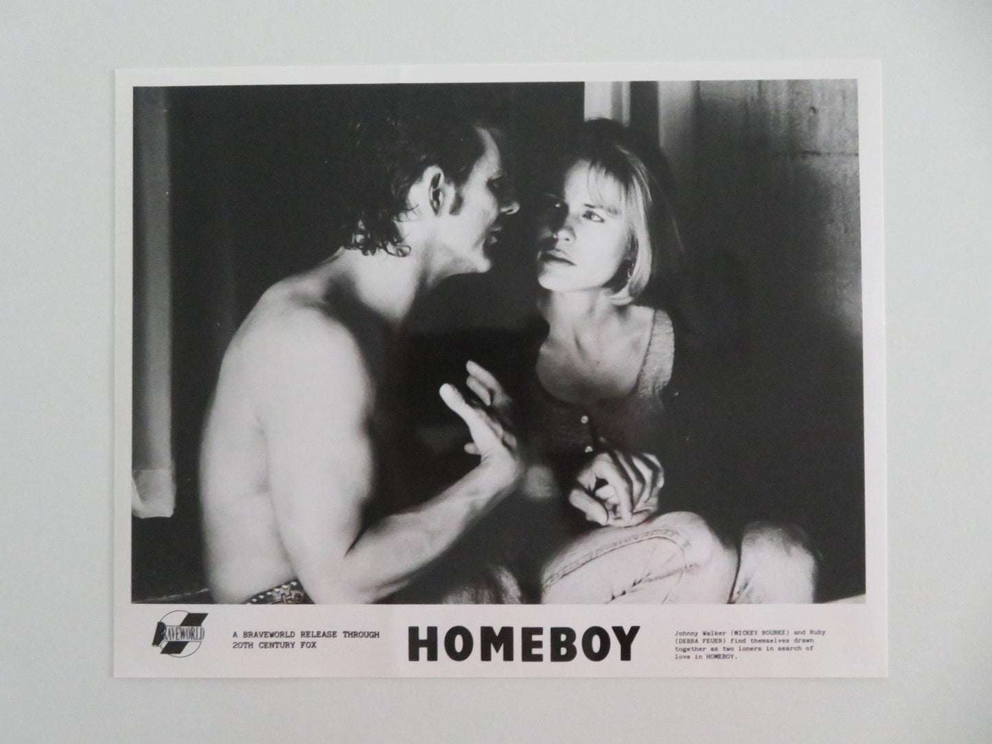HOMEBOY MOVIE STILL PHOTO LOT OF 5 MICKEY ROURKE CHRISTOPHER WALKEN 1988 - Rendezvous Cinema