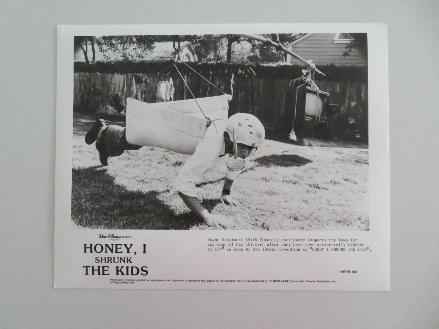 HONEY I SHRUNK THE KIDS MOVIE STILL PHOTO LOT OF 5 DISNEY RICK MORANIS 1989 - Rendezvous Cinema