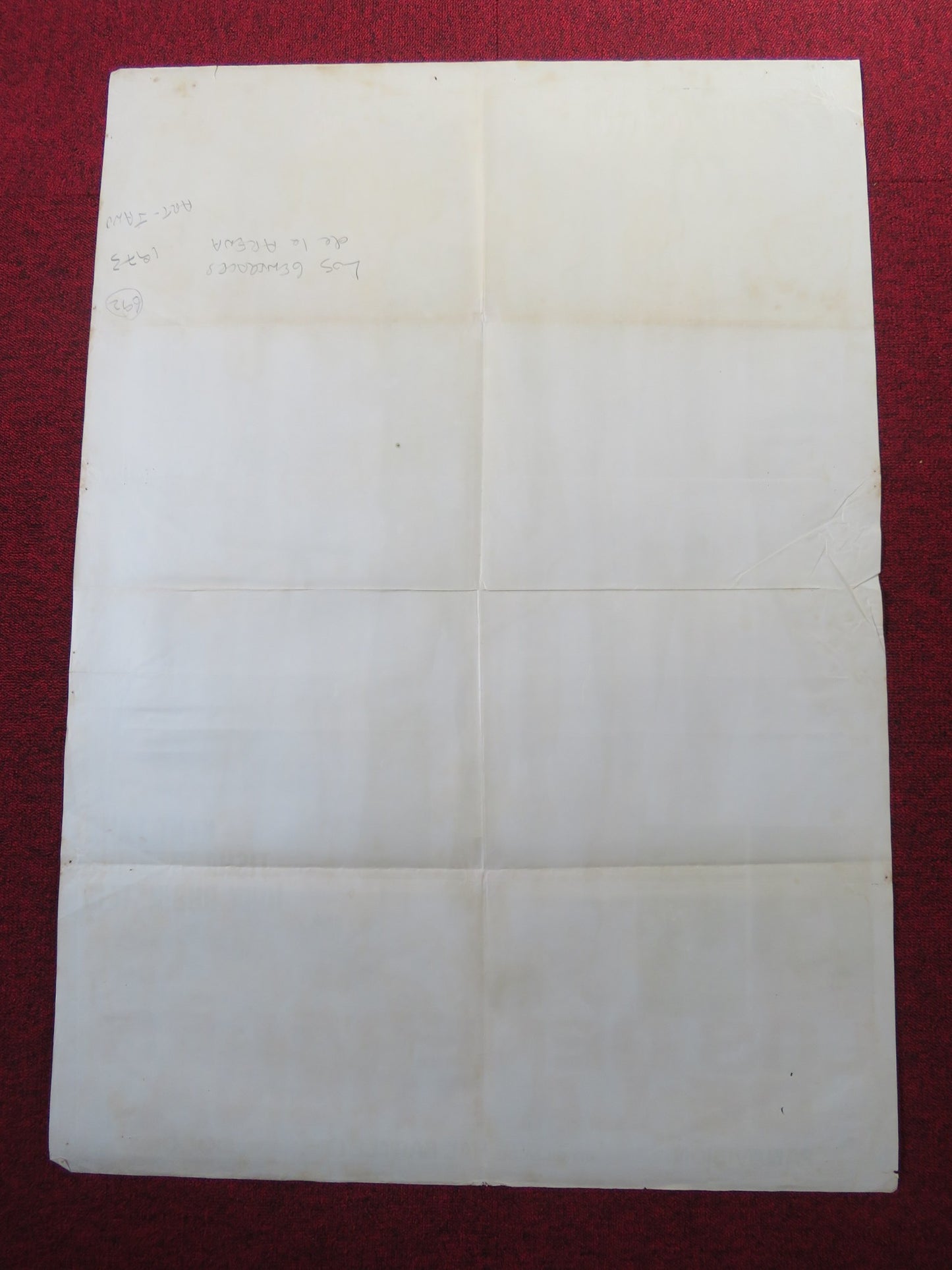 THE SANDPIT GENERALS SPANISH POSTER KEN LANE TISHA STERLING 1971