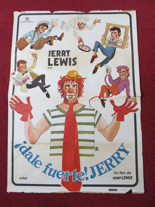 HARDLY WORKING SPANISH POSTER JERRY LEWIS SUSAN OLIVER 1980