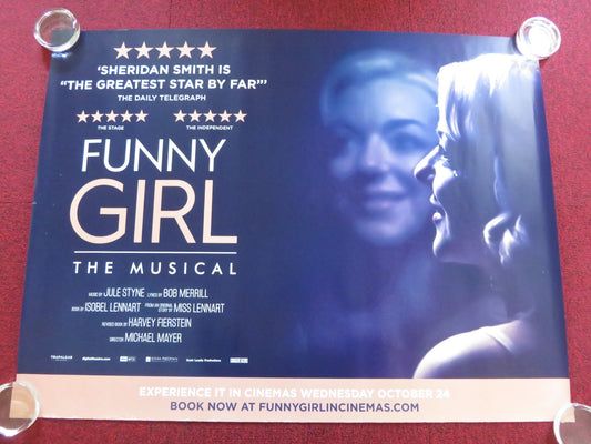 FUNNY GIRL UK QUAD ROLLED POSTER SHERIDAN SMITH DARIUS CAMPBELL 2018