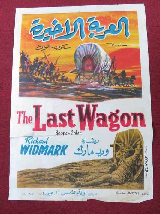 THE LAST WAGON EGYPTIAN POSTER  RICHARD WIDMARK FELICIA FARR R1985