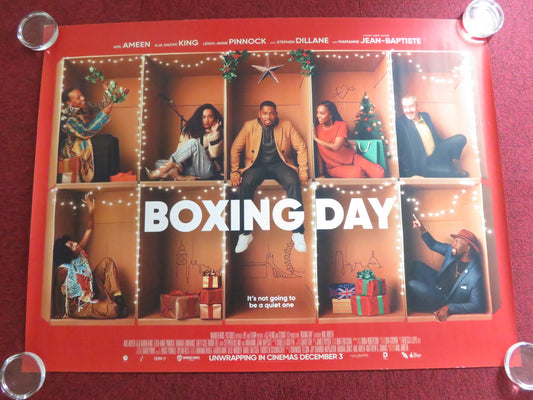 BOXING DAY UK QUAD ROLLED POSTER AML AMEEN AJA NAOMI KING 2021