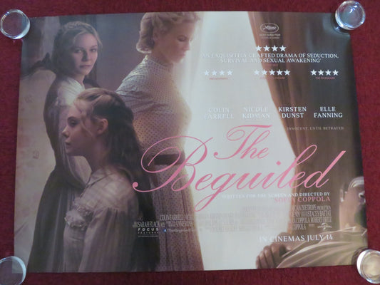 THE BEGUILED UK QUAD ROLLED POSTER COLIN FARRELL NICOLE KIDMAN 2017