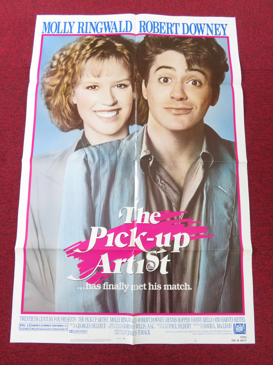 THE PICK-UP ARTIST FOLDED US ONE SHEET POSTER MOLLY RINGWALD R. DOWNEY JR. 1987