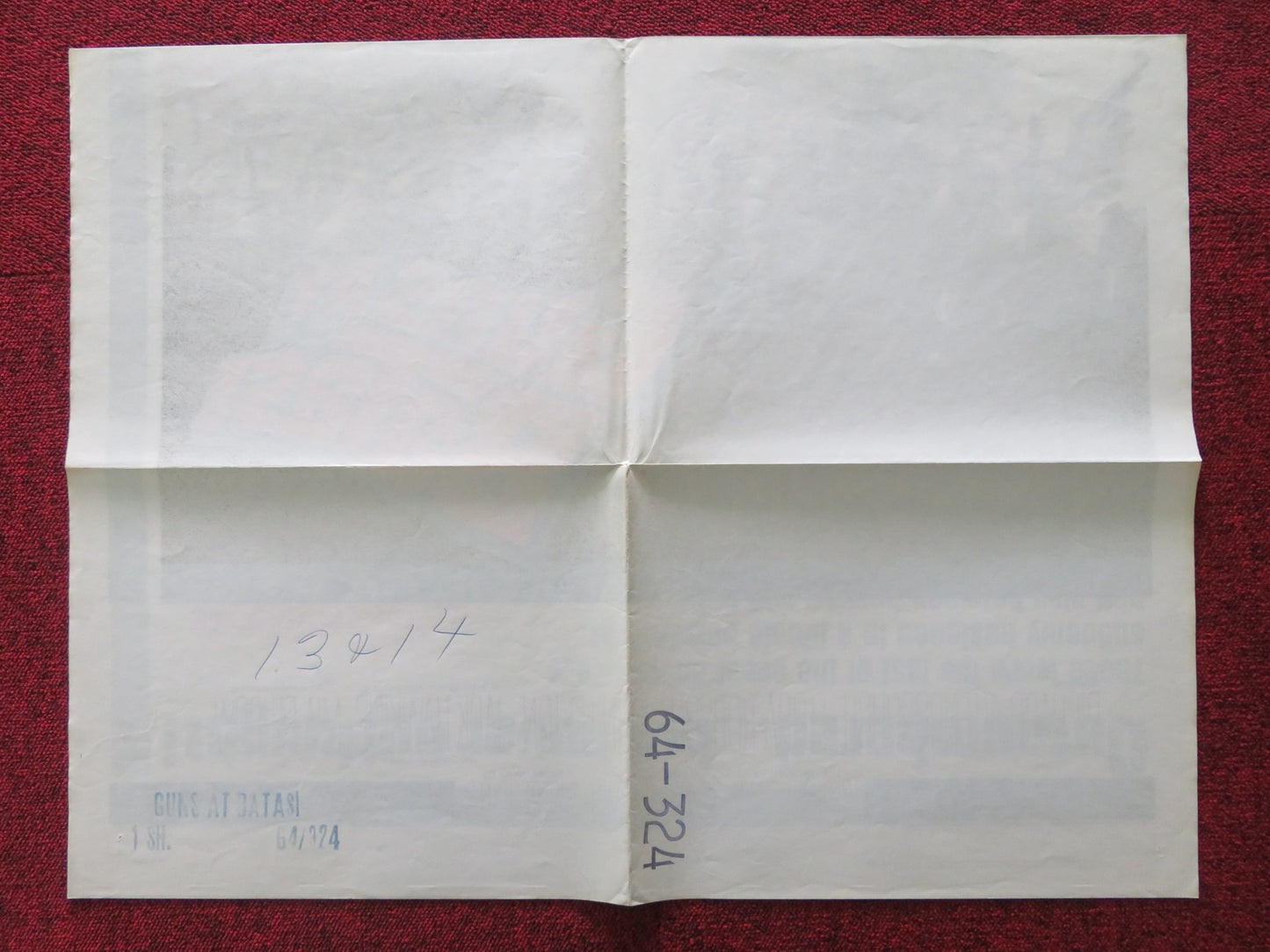 GUNS AT BATASI FOLDED US ONE SHEET POSTER RICHARD ATTENBOROUGH JACK HAWKINS 1964 - Rendezvous Cinema