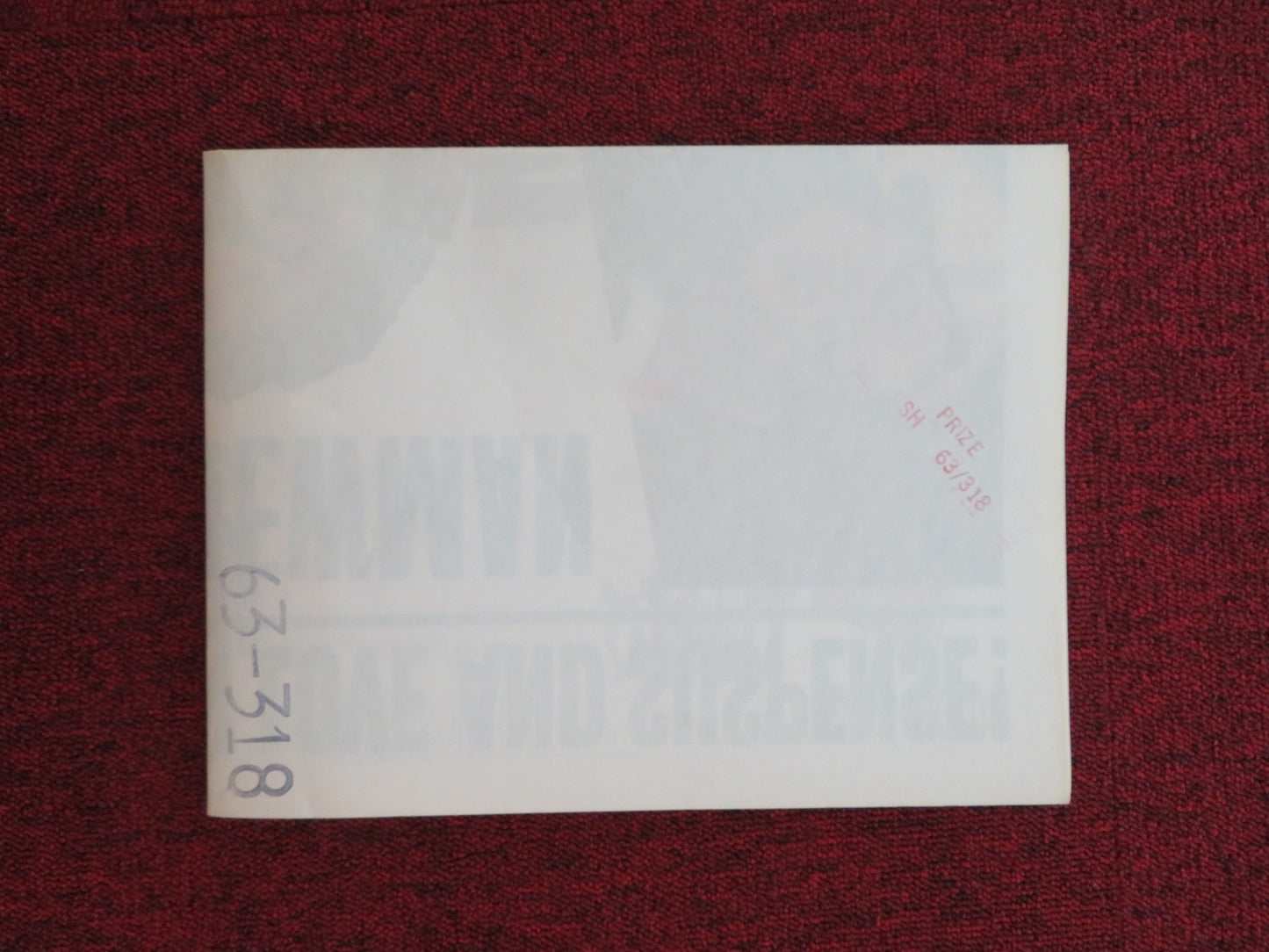 THE PRIZE FOLDED US ONE SHEET POSTER PAUL NEWMAN ELKE SOMMER 1963 - Rendezvous Cinema