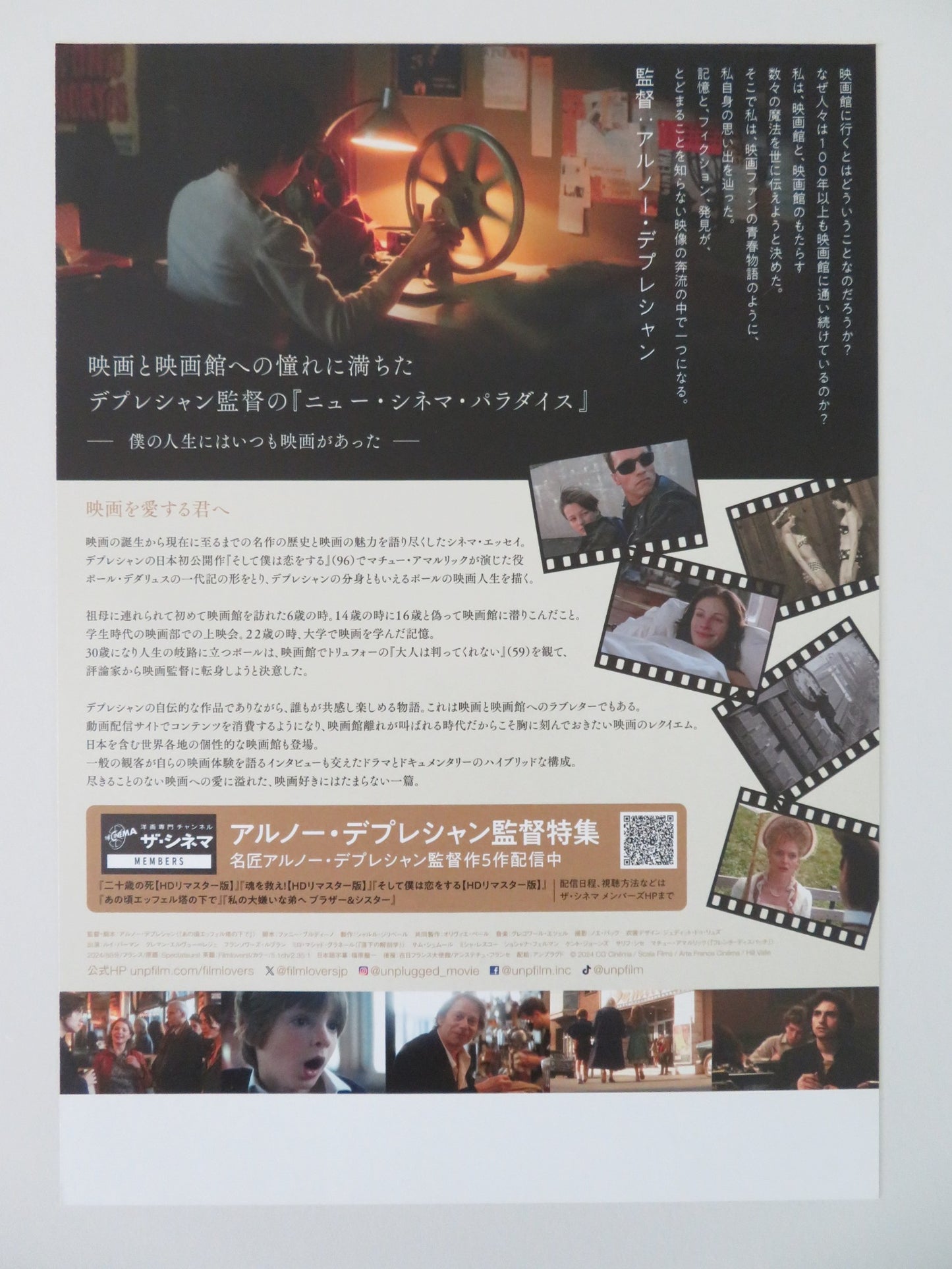 FILMLOVERS! - B JAPANESE CHIRASHI (B5) POSTER LOUIS BIRMAN DOMINIQUE PAINI 2024 - Rendezvous Cinema