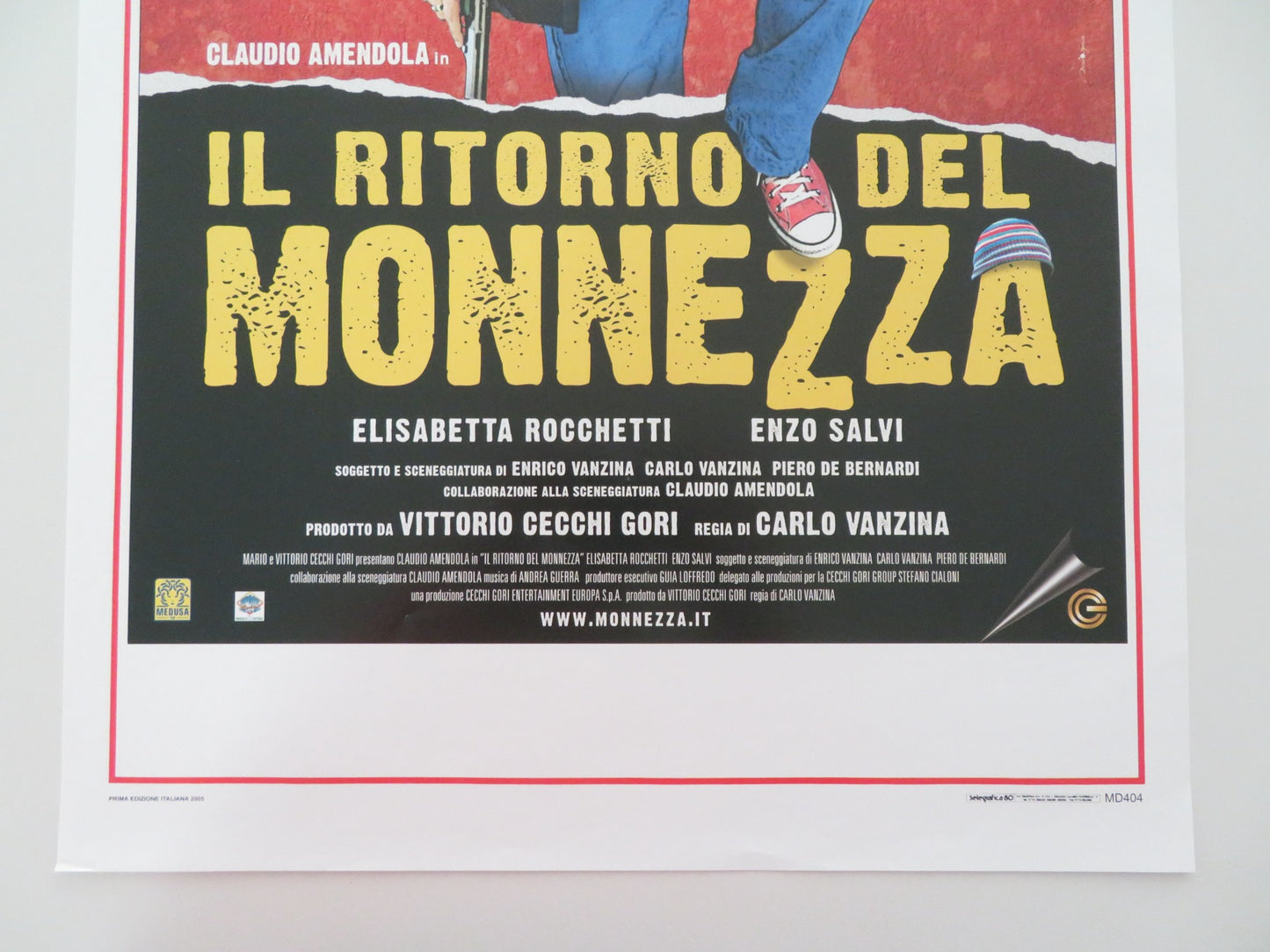 IL RITORNO DEL MONNEZZA ITALIAN LOCANDINA POSTER CLAUDIO AMENDOLA 2005 - Rendezvous Cinema