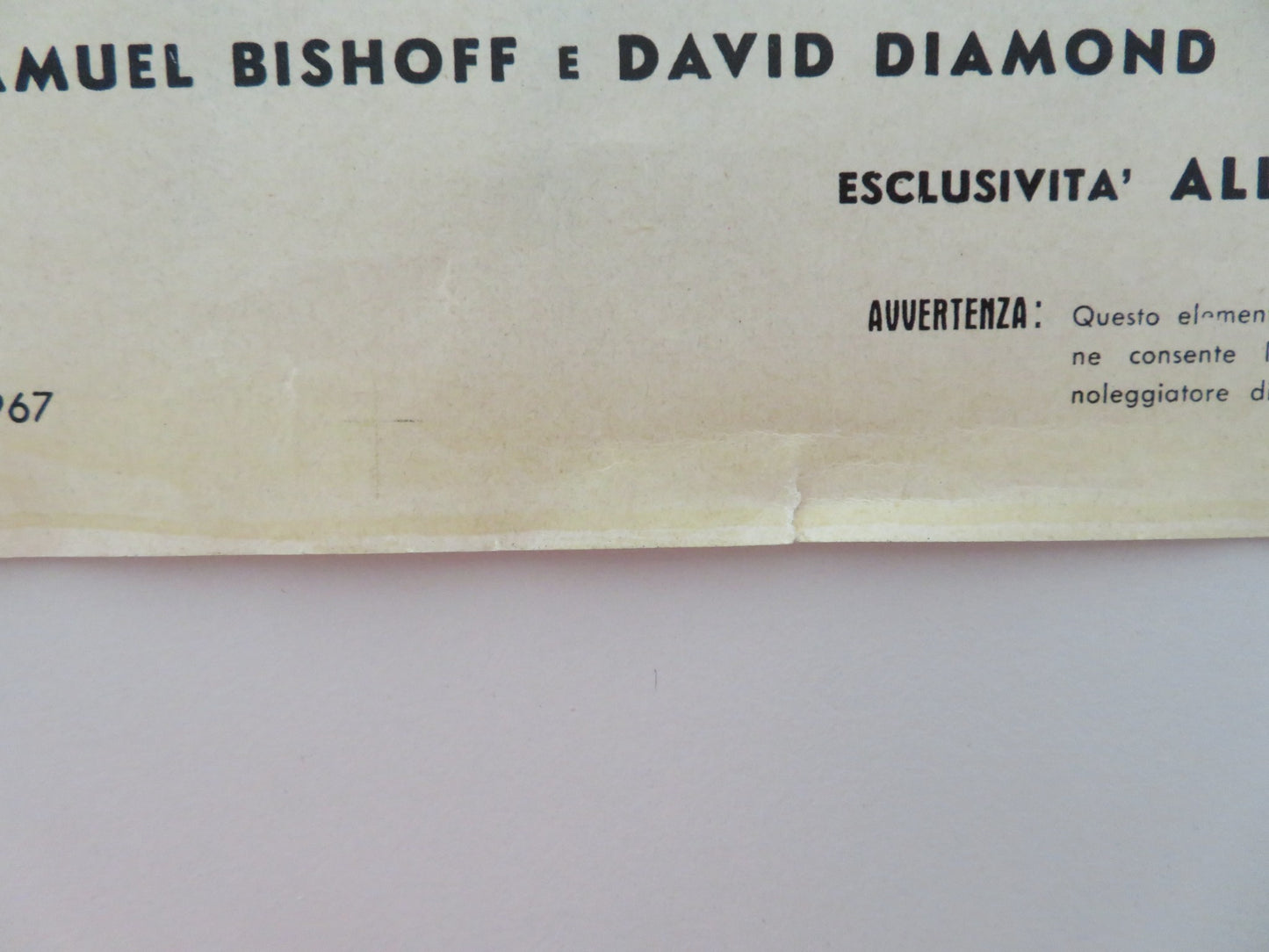 THE STRANGLER ITALIAN LOCANDINA POSTER VICTOR BUONO DAVID MCLEAN 1967 - Rendezvous Cinema