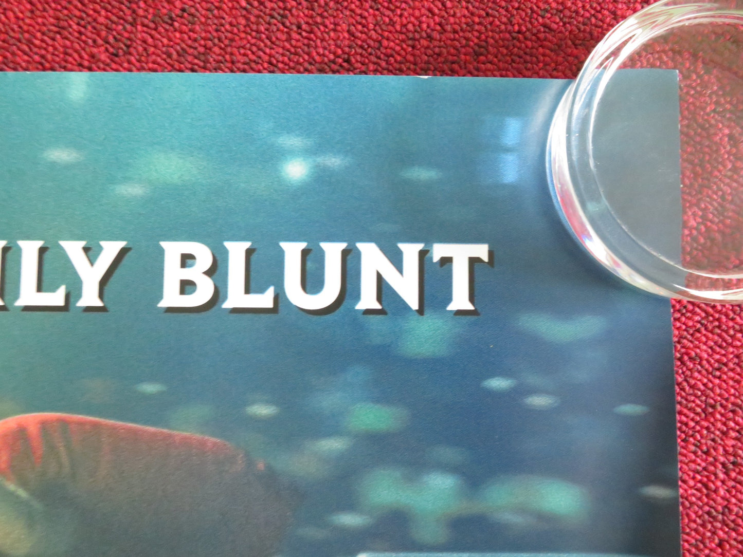 THE SMASHING MACHINE - B UK QUAD ROLLED POSTER DWAYNE JOHNSON EMILY BLUNT 2025