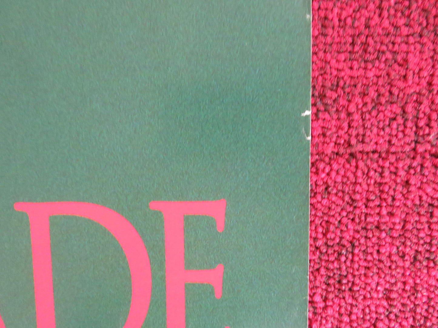 JADE VHS VIDEO POSTER DAVID CARUSO LINDA FIORENTINO 1995 - Rendezvous Cinema