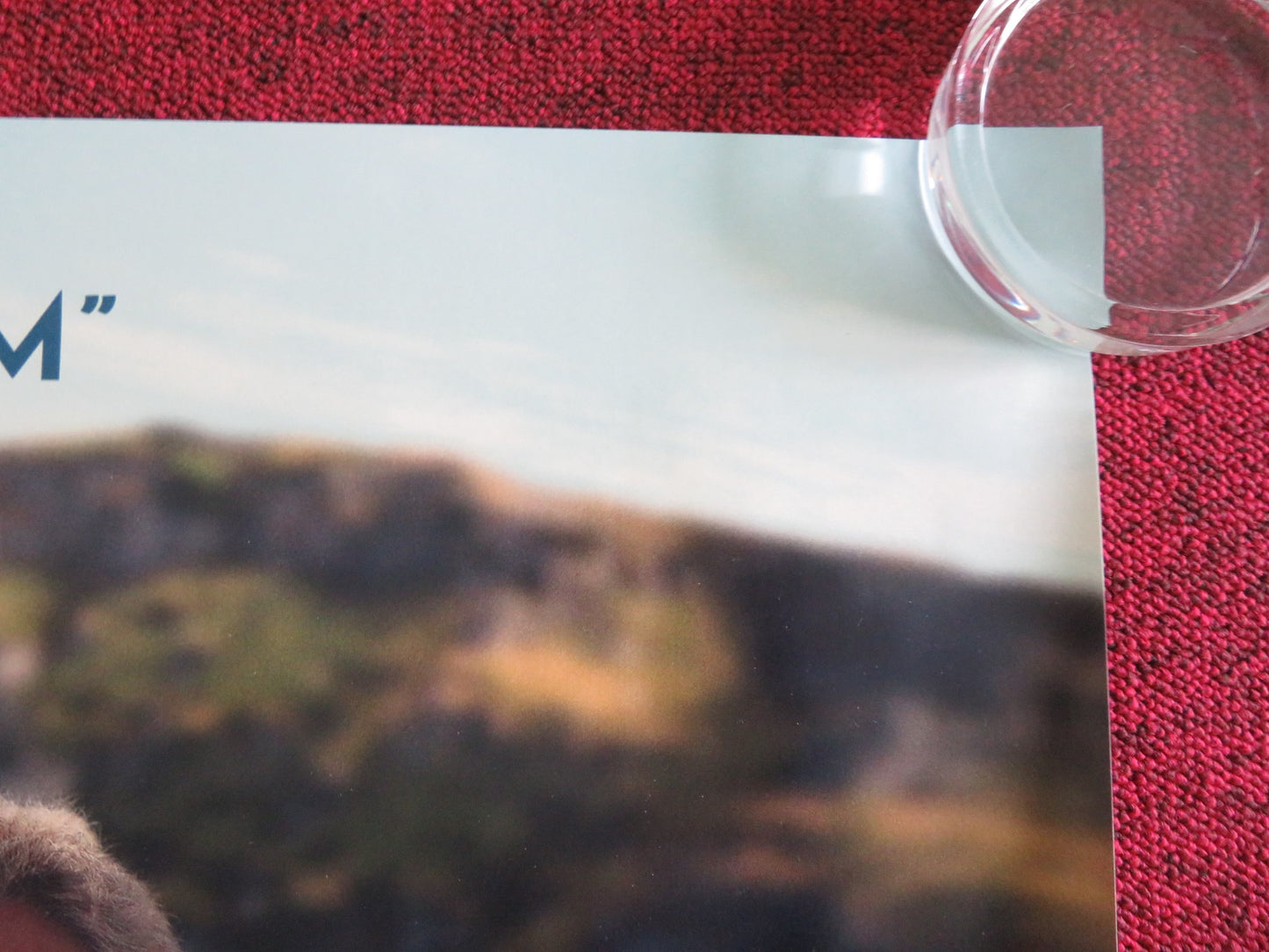 THE SALT PATH UK QUAD ROLLED POSTER GILLIAN ANDERSON JASON ISAACS 2024