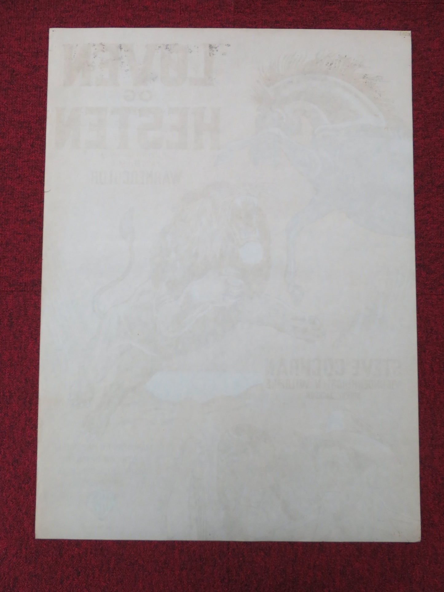 THE LION AND THE HORSE DANISH POSTER ROLLED STEVE COCHRAN WILDFIRE THE HORSE '53 - Rendezvous Cinema