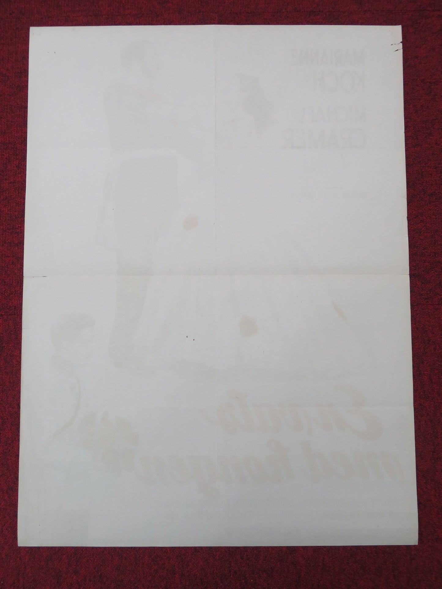 WALTZ KING DANISH POSTER ROLLED MARIANNE KOCH MICHAEL CRAMER 1956 - Rendezvous Cinema