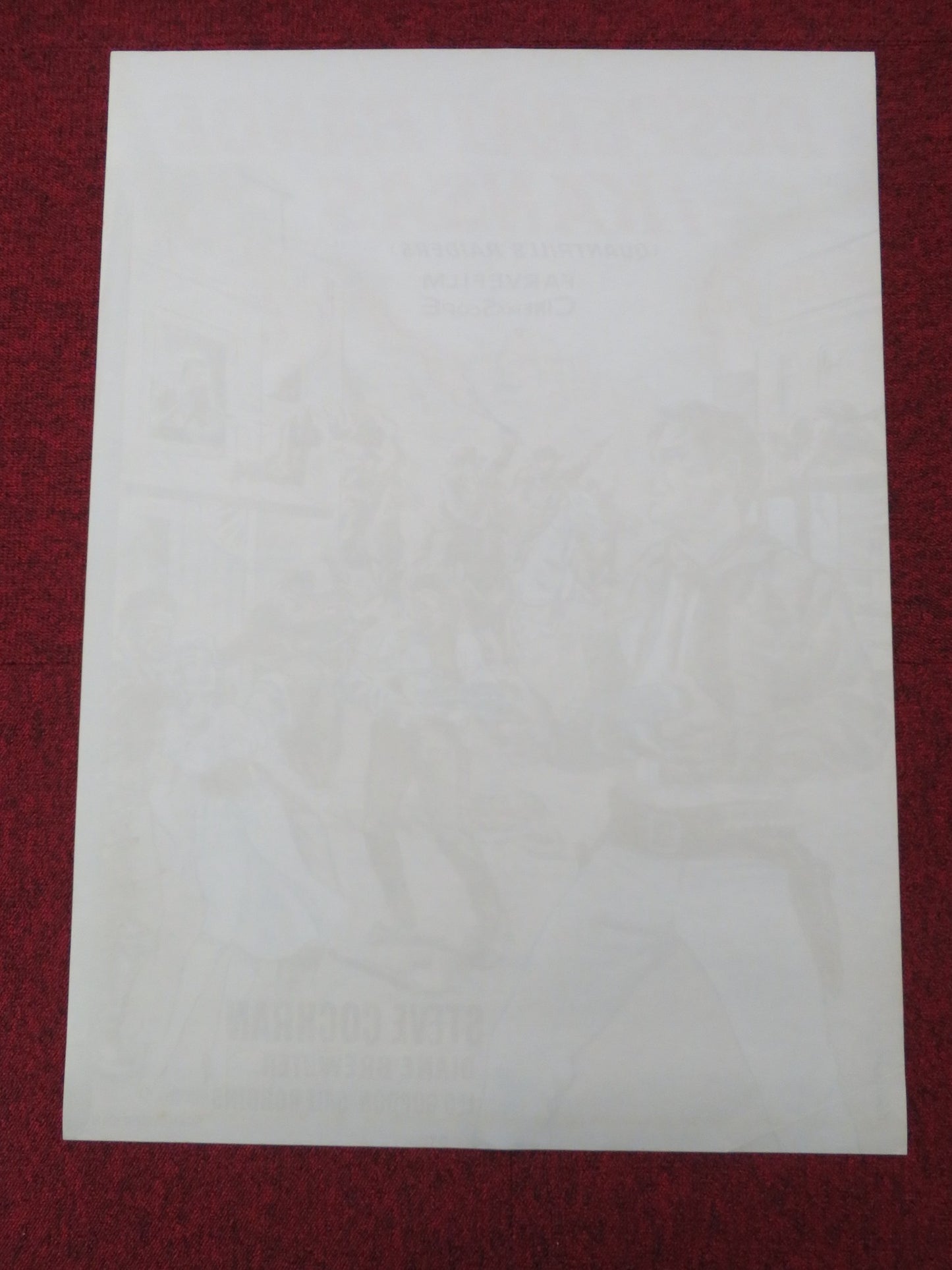 QUANTRILL'S RAIDERS DANISH POSTER ROLLED STEVE COCHRAN DIANE BREWSTER 1964 - Rendezvous Cinema