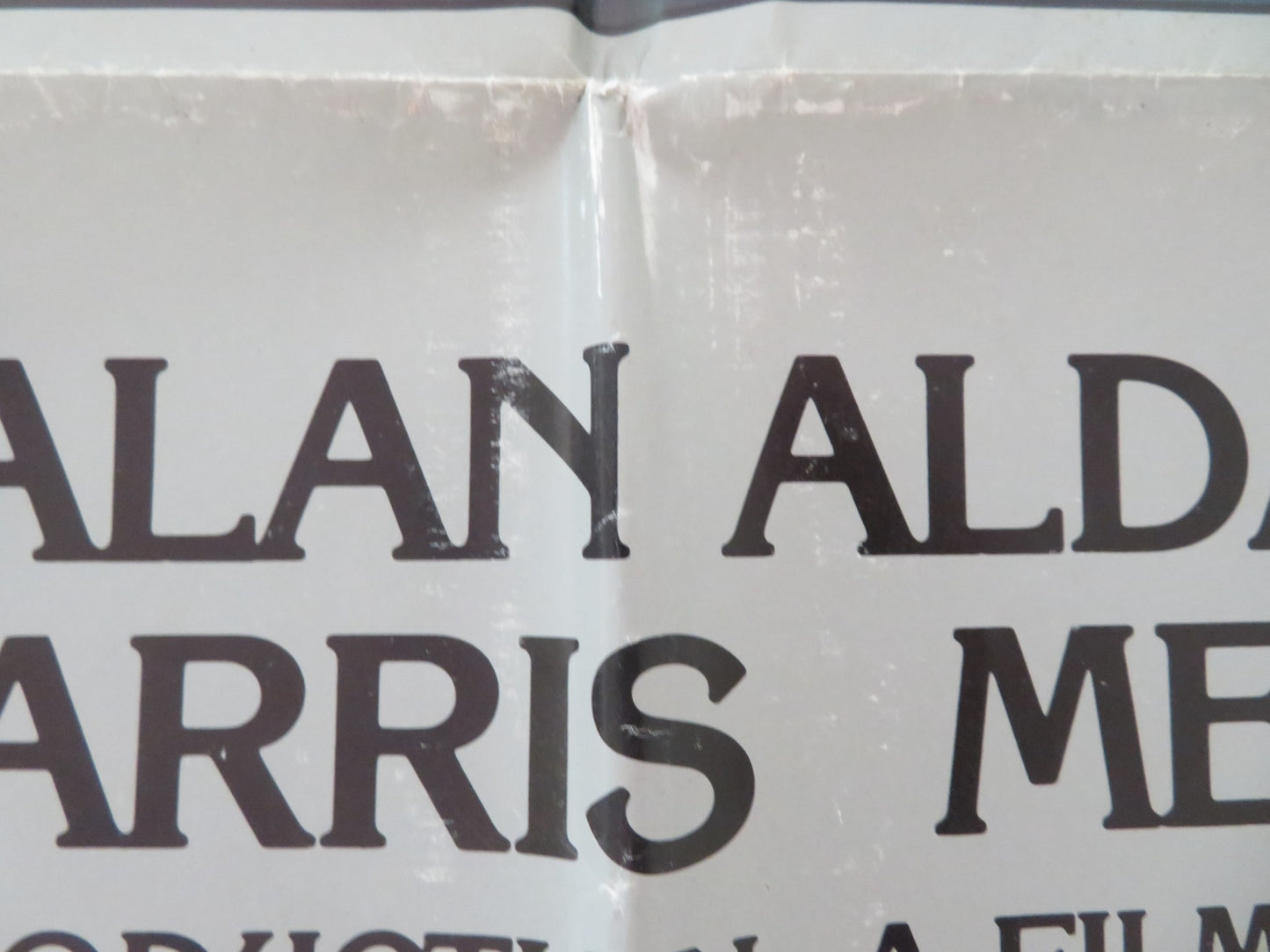 THE SEDUCTION OF JOE TYNAN - B FOLDED US ONE SHEET POSTER ALAN ALDA STREEP 1979