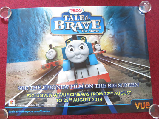 THOMAS & FRIENDS: TALE OF THE BRAVE UK QUAD ROLLED POSTER MARK MORAGHAN 2014