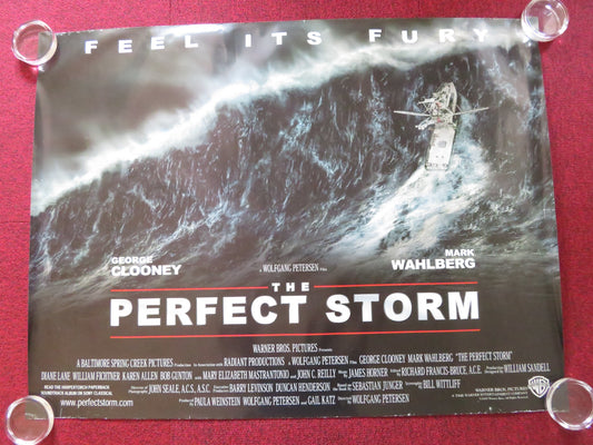 THE PERFECT STORM UK QUAD ROLLED POSTER GEORGE CLOONEY MARK WAHLBERG 2000