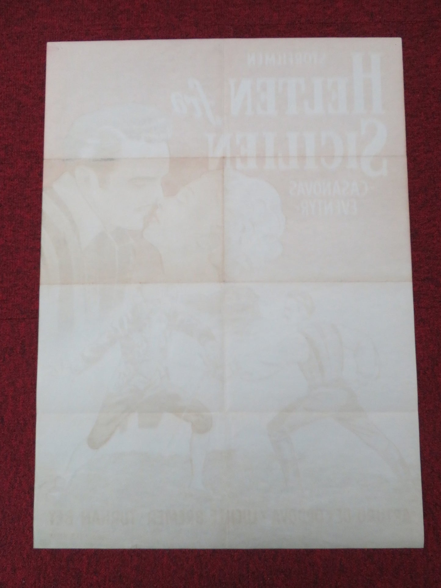 ADVENTURES OF CASANOVA DANISH POSTER ROLLED ARTURO DE CORDOVA L. BREMER 1950 - Rendezvous Cinema