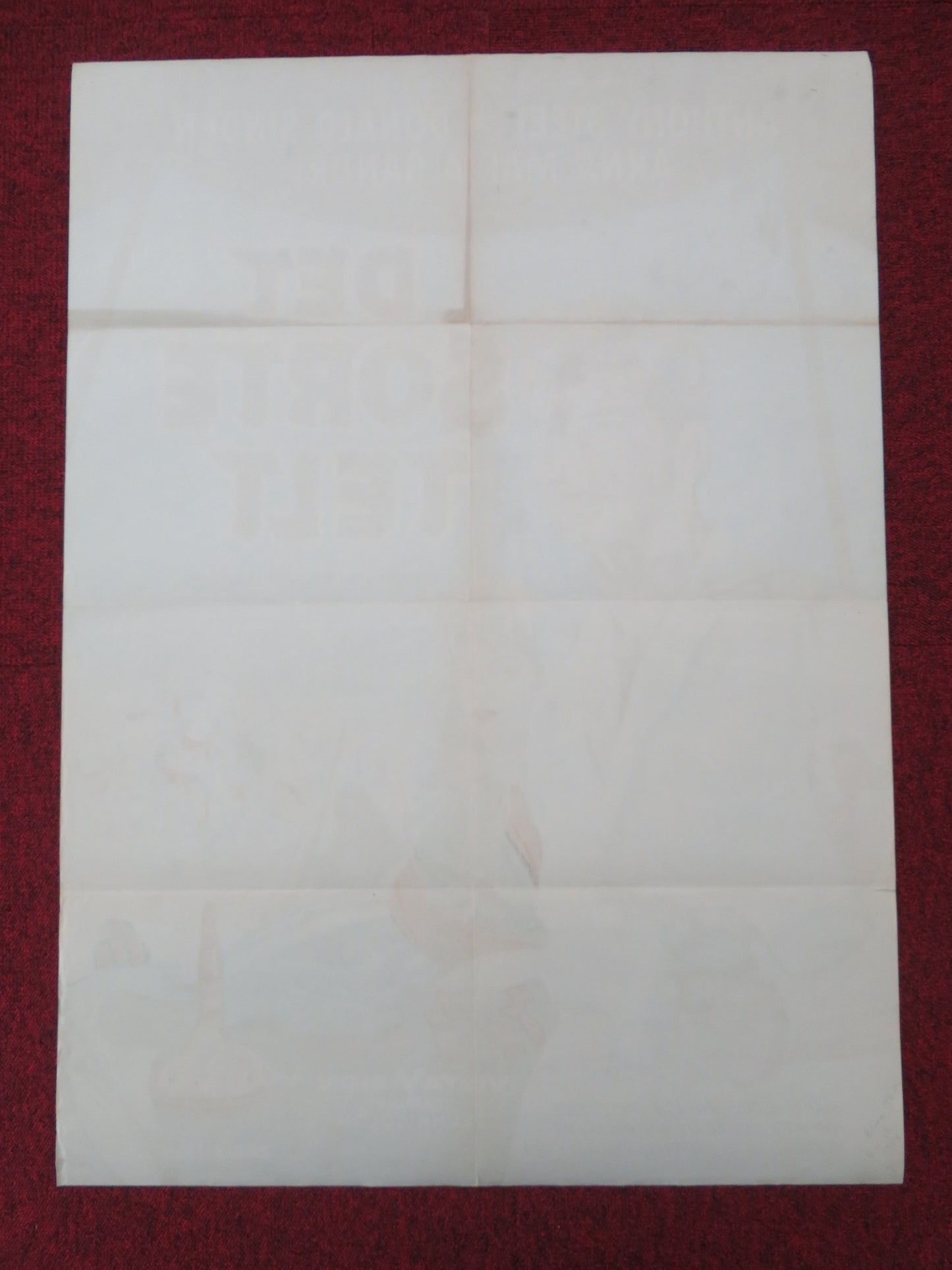 THE BLACK TENT DANISH POSTER ROLLED ANTHONY STEEL DONALD SINDEN 1956 - Rendezvous Cinema