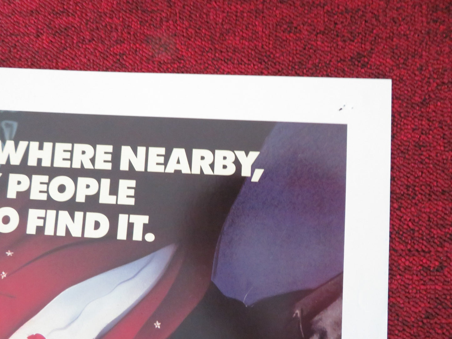 MILLION DOLLAR MYSTERY - B FOLDED US ONE SHEET POSTER EDDIE DEEZEN 1987 - Rendezvous Cinema