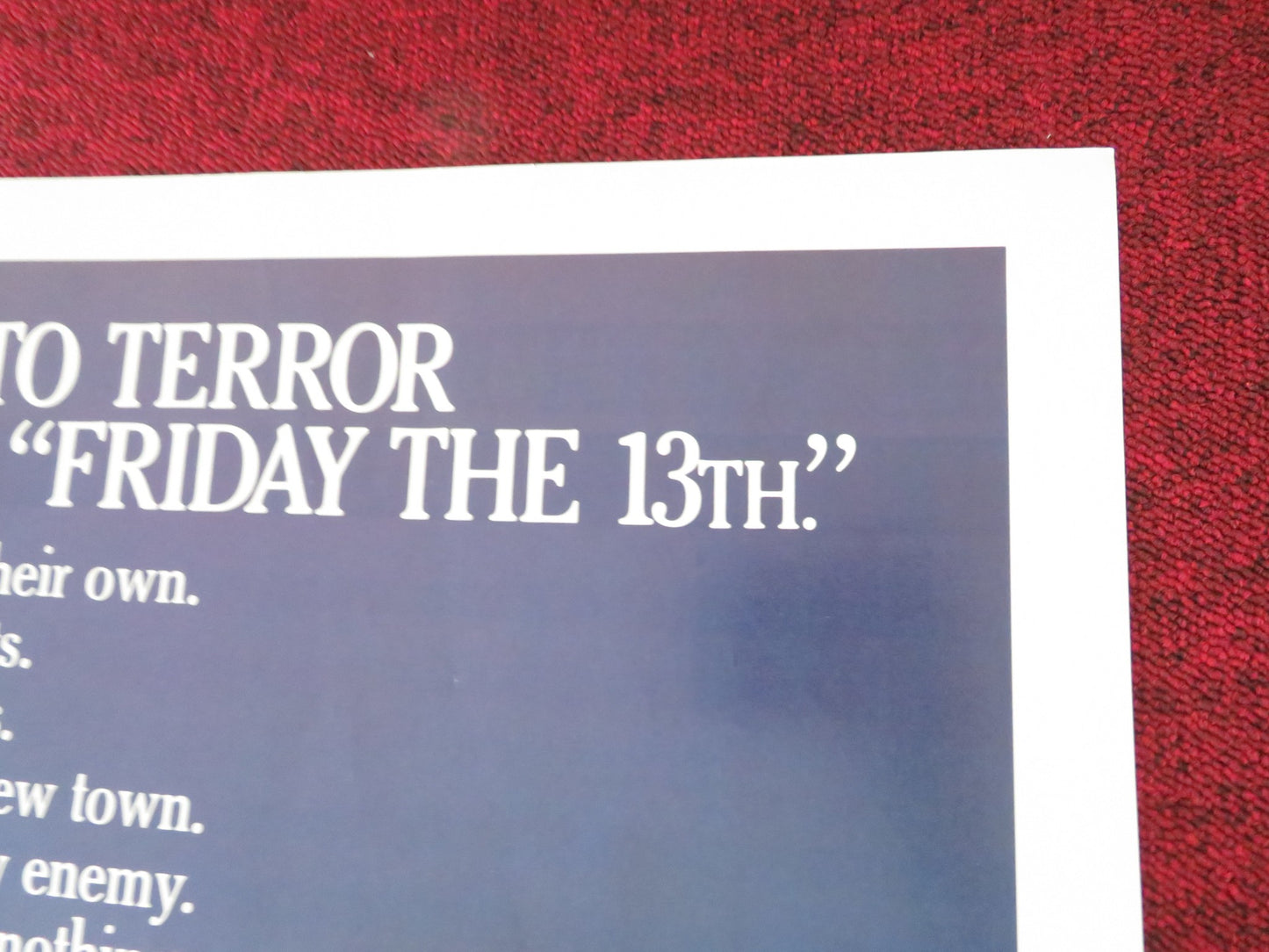 THE NEW KIDS FOLDED US ONE SHEET POSTER SHANNON PRESBY JAMES SPADER 1984 - Rendezvous Cinema