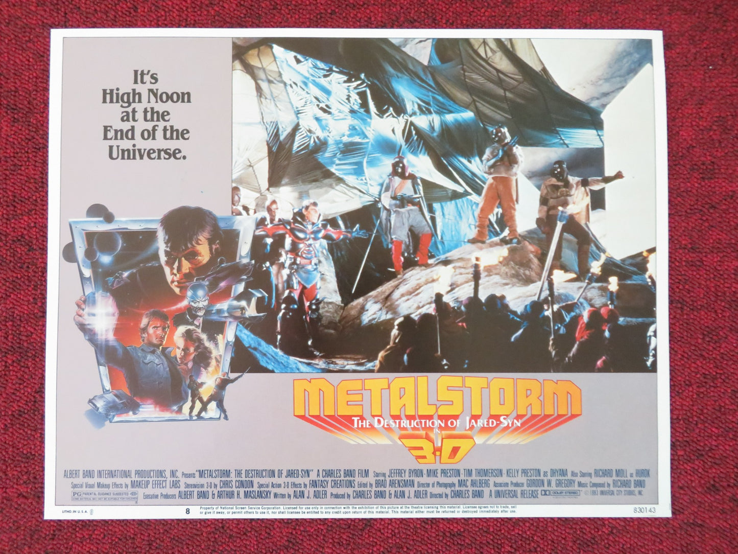 METALSTORM: THE DESTRUCTION OF JARED-SYN IN 3D US LOBBY CARD FULL SET 1983 - Rendezvous Cinema
